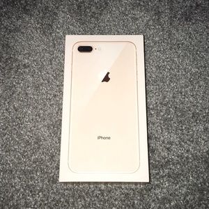 An iPhone 8 Plus box